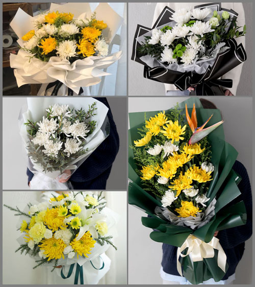 上海嘉定区嘉定工业区三里村白事花束代送